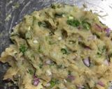 A picture of step 4 of Bread Pakoda.