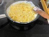 Tagliatelle a la carbonara