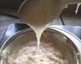 A picture of step 4 of Maja Blanca.