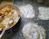 Foto del paso 1 de la receta: Fajitas caseras de verduras, pollo y queso sardo