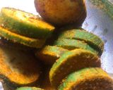 A picture of step 2 of Sponge gourd pakore.