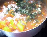 A picture of step 3 of Plantain porriage.