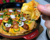 Foto del paso 10 de la receta: Pizza de nachos en sartén de hierro