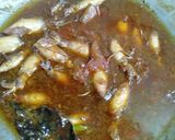 Foto langkah ke 3 dari resep Cumi asin kuah pedas.