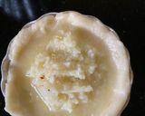 A picture of step 6 of Hongkong style Coconut Tart with Lemon zest.