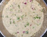 A picture of step 2 of Bottle gourd cheela.