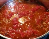 A picture of step 5 of Chicken Soutzoukakia.
