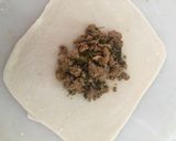 A picture of step 7 of Qeema kachori.