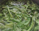 A picture of step 1 of Palak Paneer restaurant style.