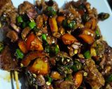 Foto langkah ke 7 dari resep Sate sapi bumbu kecap.