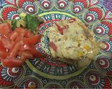 Foto del paso 7 de la receta: Tortilla de papa con ensalada (con lo que había 😋)