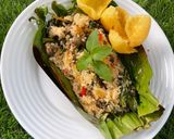 Foto langkah ke 6 dari resep Nasi Bakar Ati Ampela.
