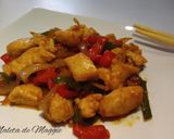 Foto del paso 10 de la receta Pollo con verduras en salsa de soja