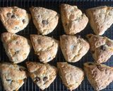 A picture of step 8 of Orange & Dark Chocolate Scones.