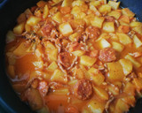 Foto del paso 4 de la receta: Papas con chorizo picante y carne picada