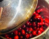 A picture of step 2 of Thanksgiving Cranberry Sauce.