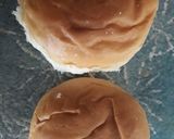 A picture of step 4 of Keema burger with chilli tomato paste.