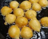A picture of step 2 of Holi special Dahi Bhalle with Smokey effect.