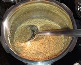 A picture of step 2 of Broken wheat lapsi.