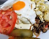 Foto del paso 6 de la receta: Súper hamburguer completa de carne y panceta