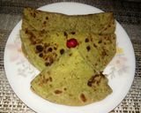A picture of step 4 of Green peas.Matarsutir Parata/Peas Paratha.