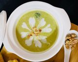 A picture of step 5 of Broccoli Soup with Walnuts.