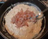 Foto del paso 3 de la receta Calabacín luna con bechamel de gambas