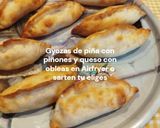 Foto del paso 8 de la receta: Gyozas de piña con piñones y queso con obleas en Airfryer o sartén tu eliges