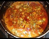 A picture of step 7 of Mushroom Matar Masala.