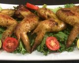 A picture of step 3 of Honey glazed oven baked chicken wings.