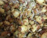 A picture of step 11 of Bread masala.