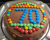 Foto del paso 5 de la receta: Torta de cumpleaños de mandarinas con crema pastelera y crema chantilly