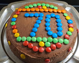 Foto del paso 5 de la receta: Torta de cumpleaños de mandarinas con crema pastelera y crema chantilly