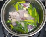 Foto langkah ke 3 dari resep Ayam rebus hainan simple.