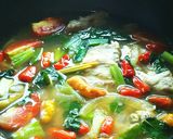 Foto langkah ke 6 dari resep Minty RedSnapper Fish Soup.