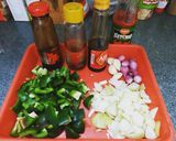 Foto langkah ke 1 dari resep Tumis daging sapi & paprika.