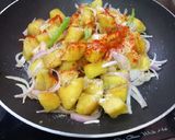 A picture of step 3 of Stir Fry Sweet Potato.