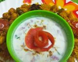 A picture of step 4 of Kabuli Chana Pulao.