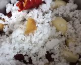 A picture of step 1 of Malaysian Fried Rice.