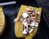 Foto del paso 2 de la receta: Calabaza rellena con milanesa al horno
