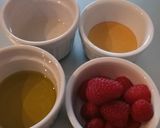 A picture of step 1 of Raspberry Salad Dressing.