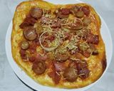 Foto langkah ke 7 dari resep Pizza meat lover panggang (pakai oven tangkring + tips).