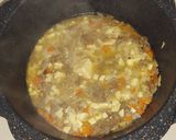 Foto langkah ke 3 dari resep Bubur Daging Sapi Wortel (6bulan+).