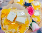 Hình bước làm 4 của món Bánh cupcake bông lan trứng muối phô mai chà bông sốt dầu trứng