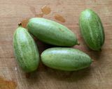 A picture of step 1 of Dudh Potol (Pointed gourd cooked in a milk gravy).