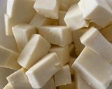 A picture of step 3 of Parda paneer biryani.