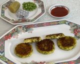 A picture of step 14 of "Cheese-Stuffed Paneer & Sweet Potato Patties".