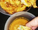 Foto langkah ke 3 dari resep Bakwan ebi sambal pecel.