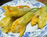 Hình bước làm 7 của món Bông bí nhồi tôm thịt chiên giòn