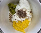 A picture of step 3 of Sweet Corn Suji Pancake.